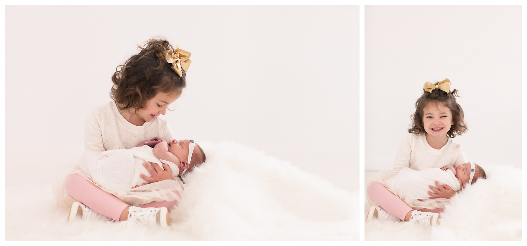 Oh these two....Arianna loves her baby sister, Kaia!  Nothing more precious!